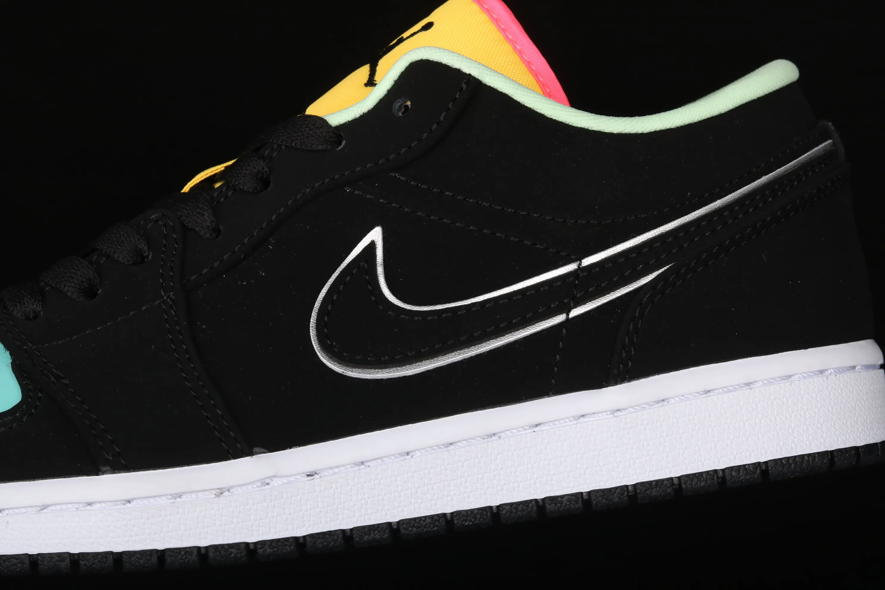 All categories Air Jordan Jordan series basketball shoes Air Jordan 1 Low G version pure original Air Jordan 1 Low AJ1 Joe 1 black blue yellow little Tiffany CK3022-013
